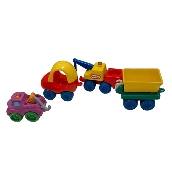 Tonka Hasbro Chuck & Friends Tow Truck Little Tikes Trucks & Cozy Coup Car - Picture 5 of 12